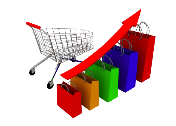 sales grow chart with cart removebg preview Leading Marketing Agency in Dubai, UAE